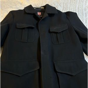 Victorinox Black pea coat large